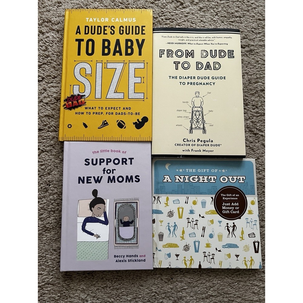 New Parent Baby Shower Book Gift Bundle Lot Of 4